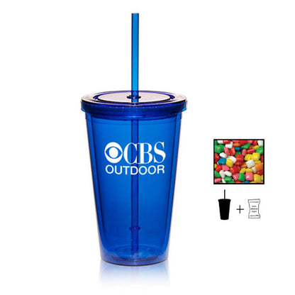 16 oz. Double Wall Tumbler plain grouped