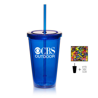 16 oz. Double Wall Tumbler plain grouped