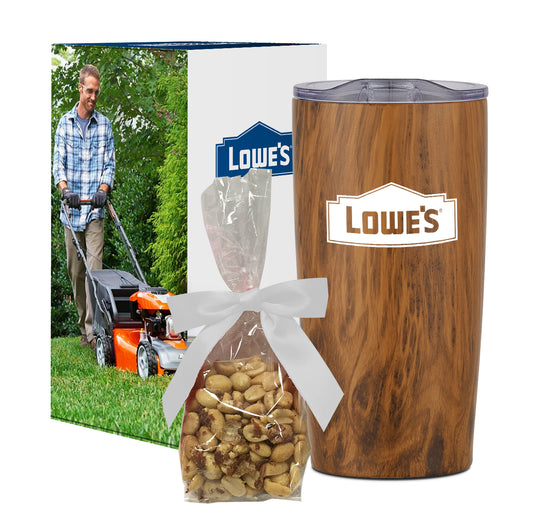 20 Oz. Woodtone Himalayan Tumbler With Stuffer And Custom Box  grouped