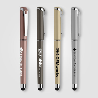 Islander Softy Metallic Gel Pen w/ Stylus  grouped