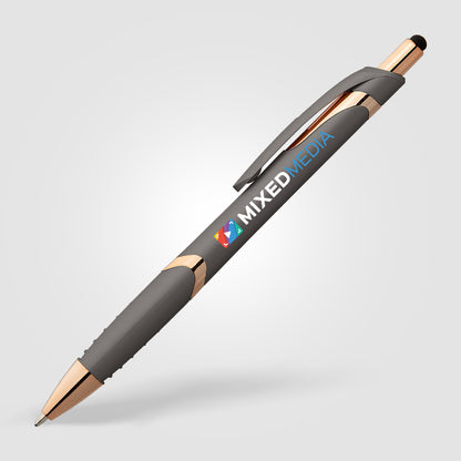 Gray (Barrel) Solana Softy Rose Gold w/ Stylus