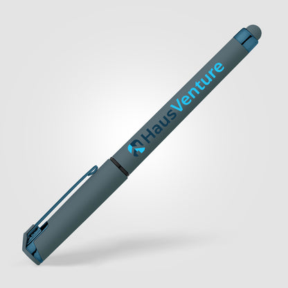 Dark Blue (Barrel) Islander Softy Monochrome Metallic Stylus Gel Pen
