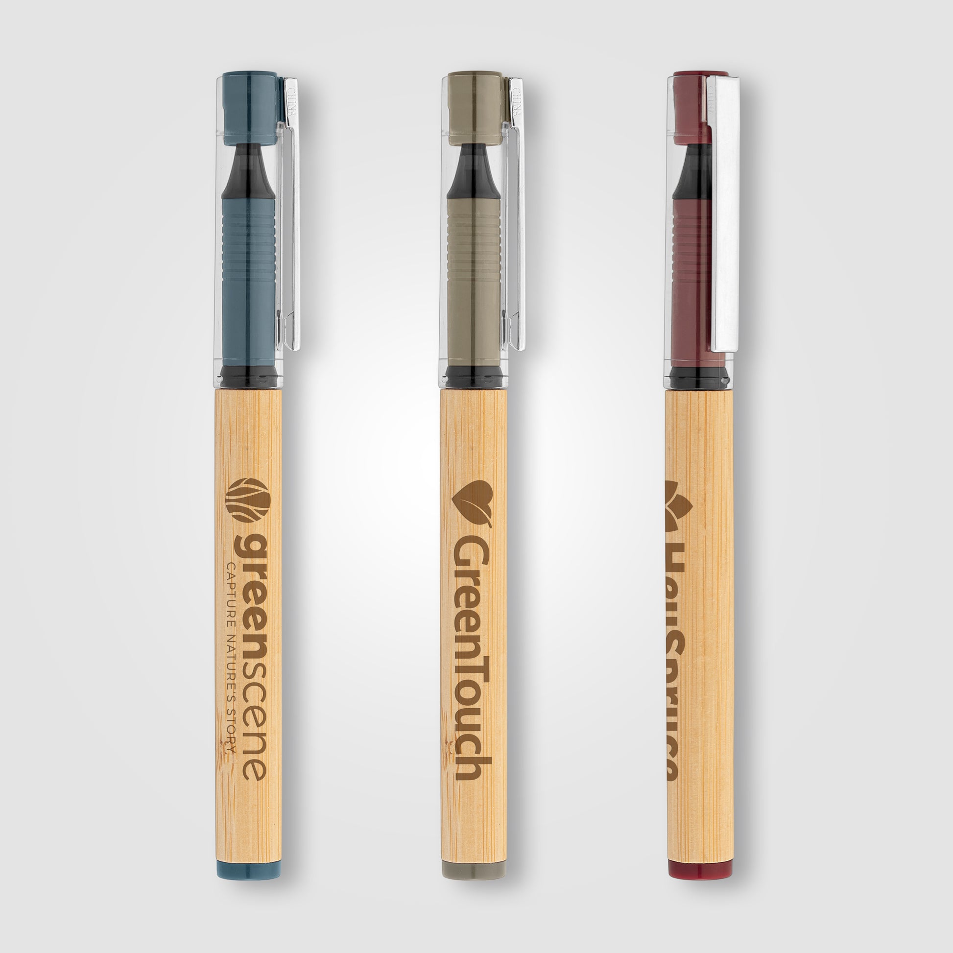 Harmony Bamboo Gel Pen  grouped