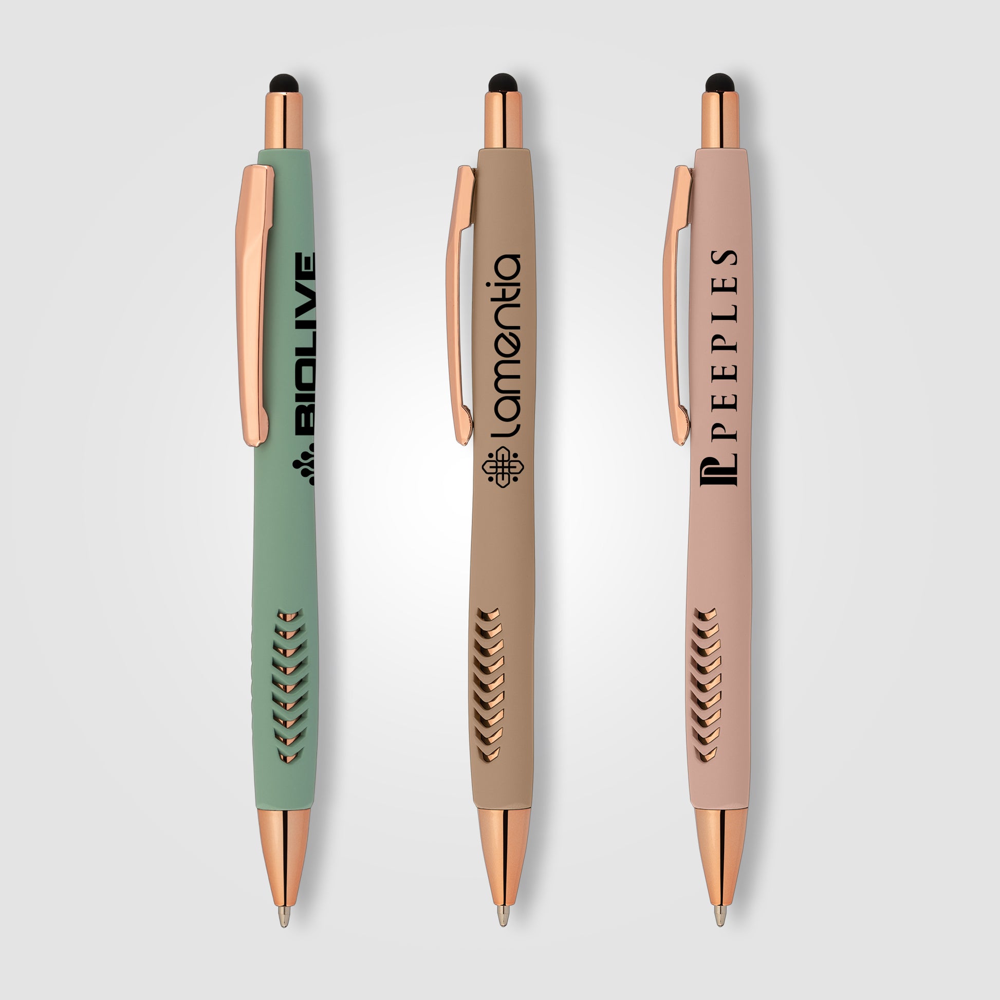 Avalon Softy Rose Gold Designer Pen w/ Stylus  grouped