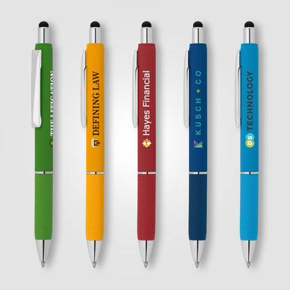 Assorted (Barrel) Serena Retractable Gel Stylus Pen