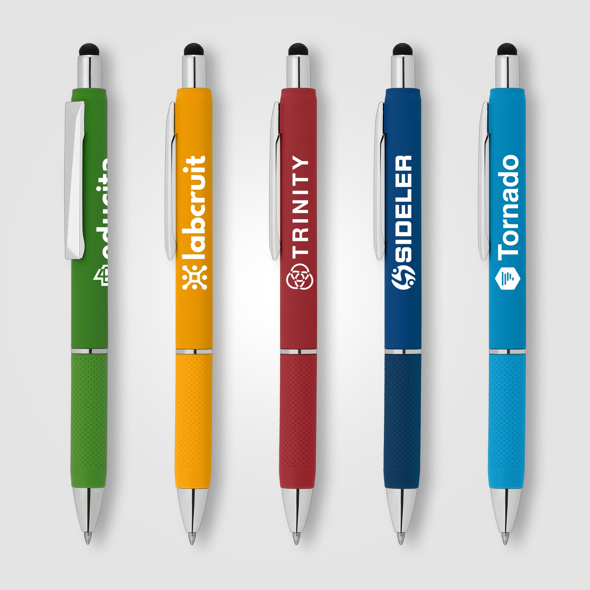 Serena Retractable Gel Stylus Pen  grouped