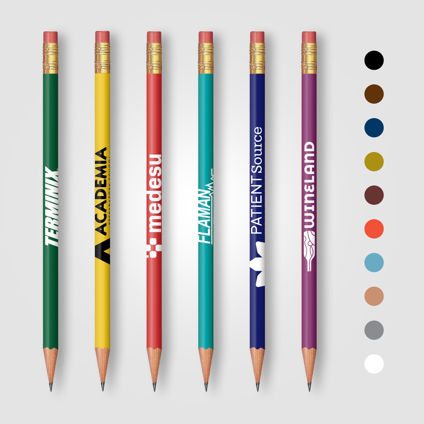 Round Pencil  grouped