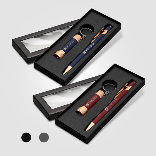 Ellipse & Chroma Softy Rose Gold Classic Window Gift Set  grouped
