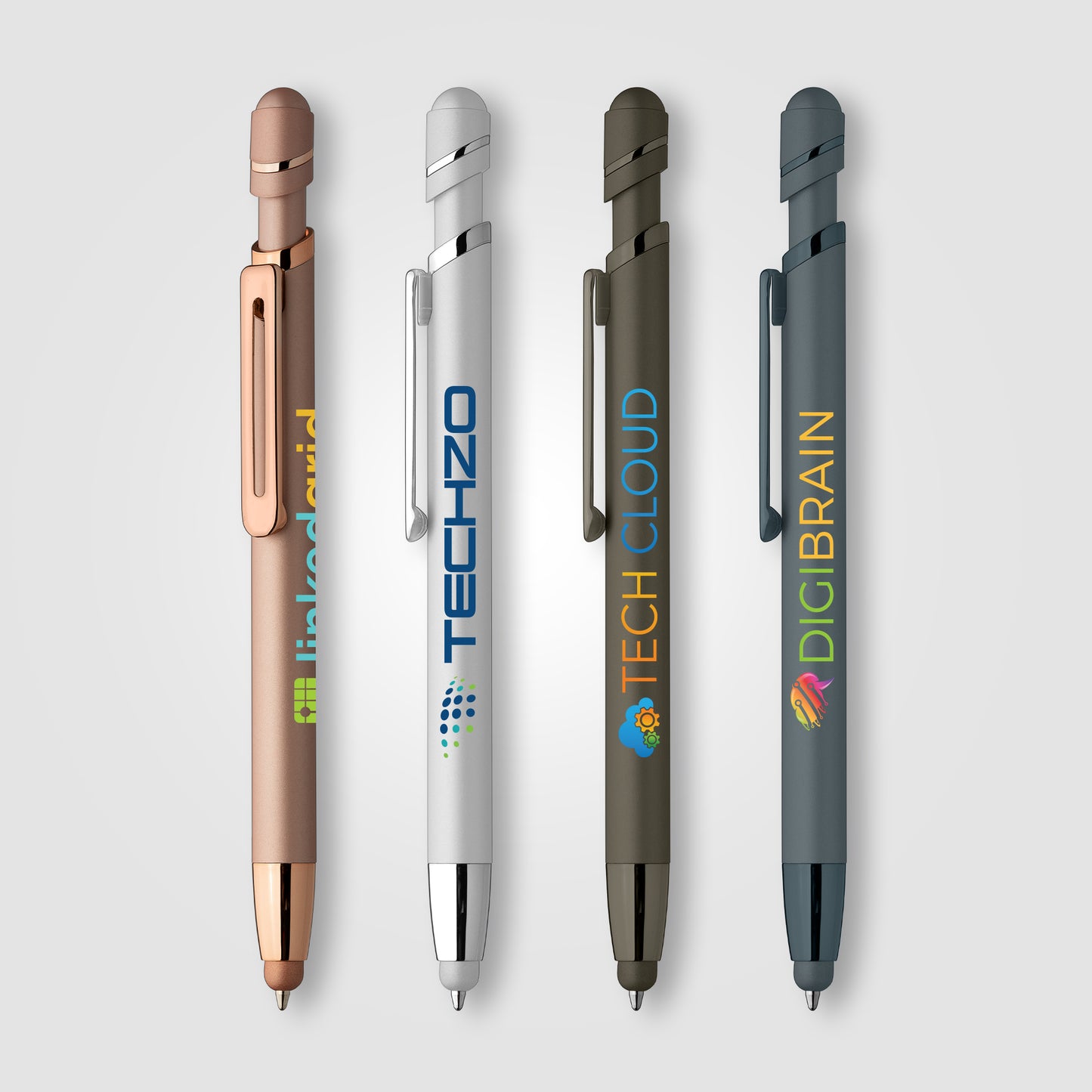 Assorted (Barrel) Atlantic Softy Monochrome Metallic w/ Stylus