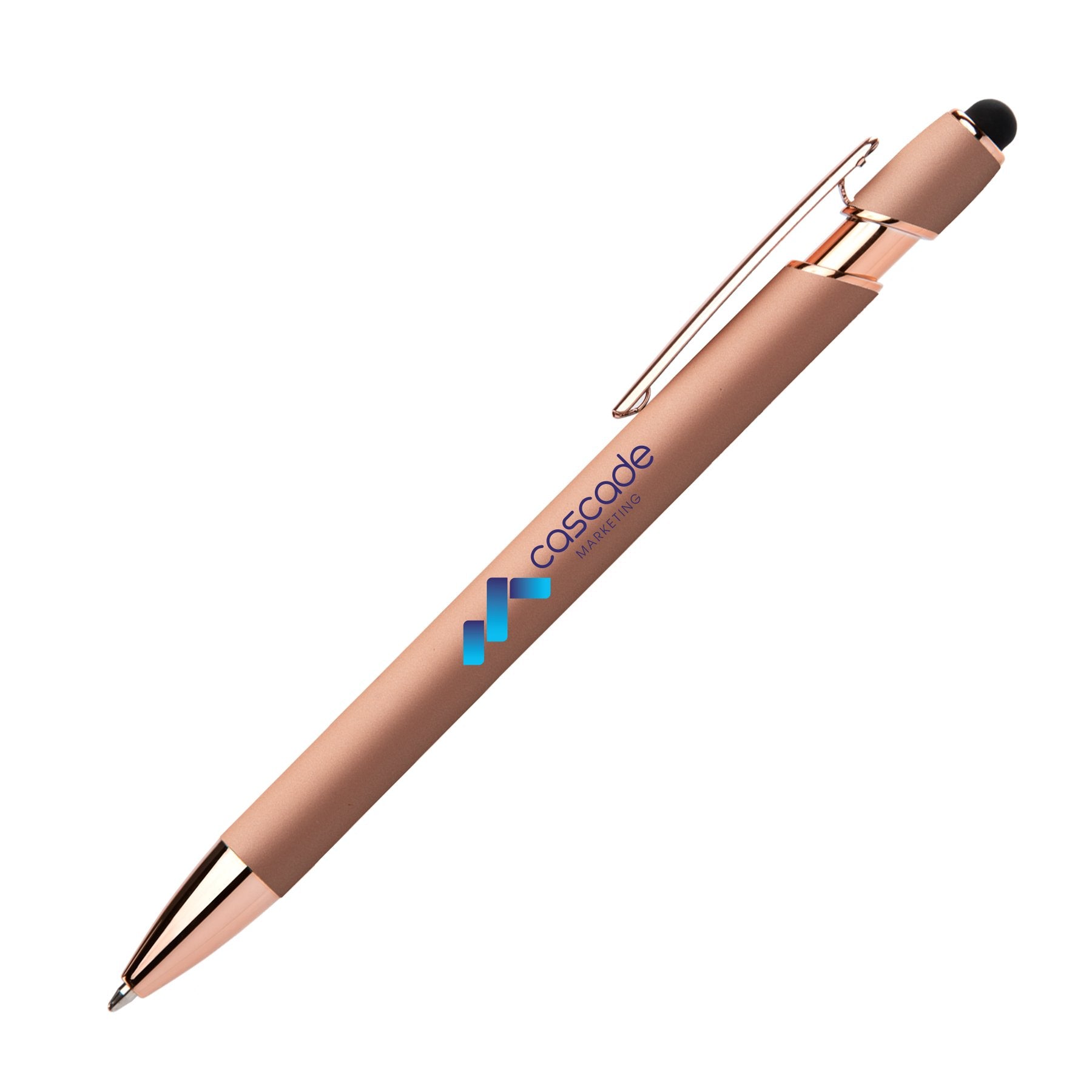 Pink (Barrel) Ellipse Gel Softy Rose Gold w/Stylus