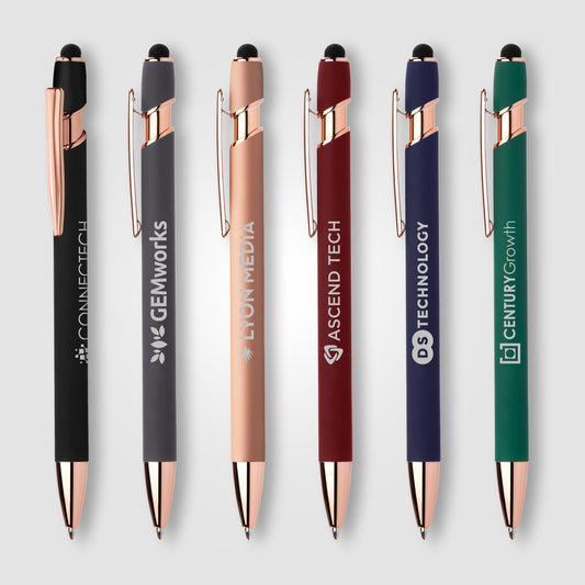 Ellipse Gel Softy Rose Gold w/Stylus  grouped