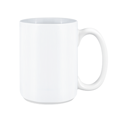 White (Product) 15 oz. SimpliColor Mug plain