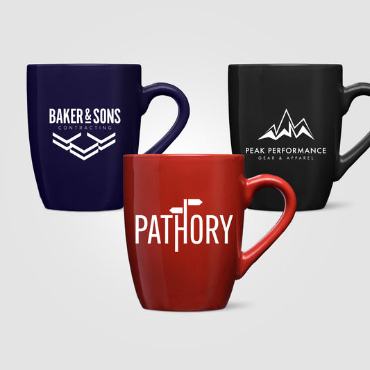 13 oz. Ceramic Bistro Mug - Classic  grouped