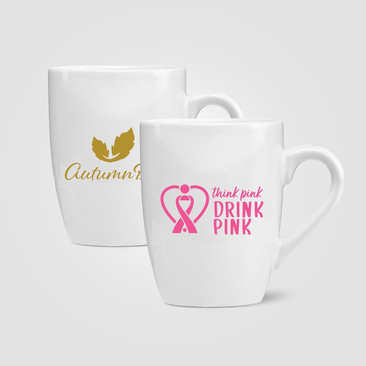 13 oz. Ceramic Bistro Mug - White  grouped