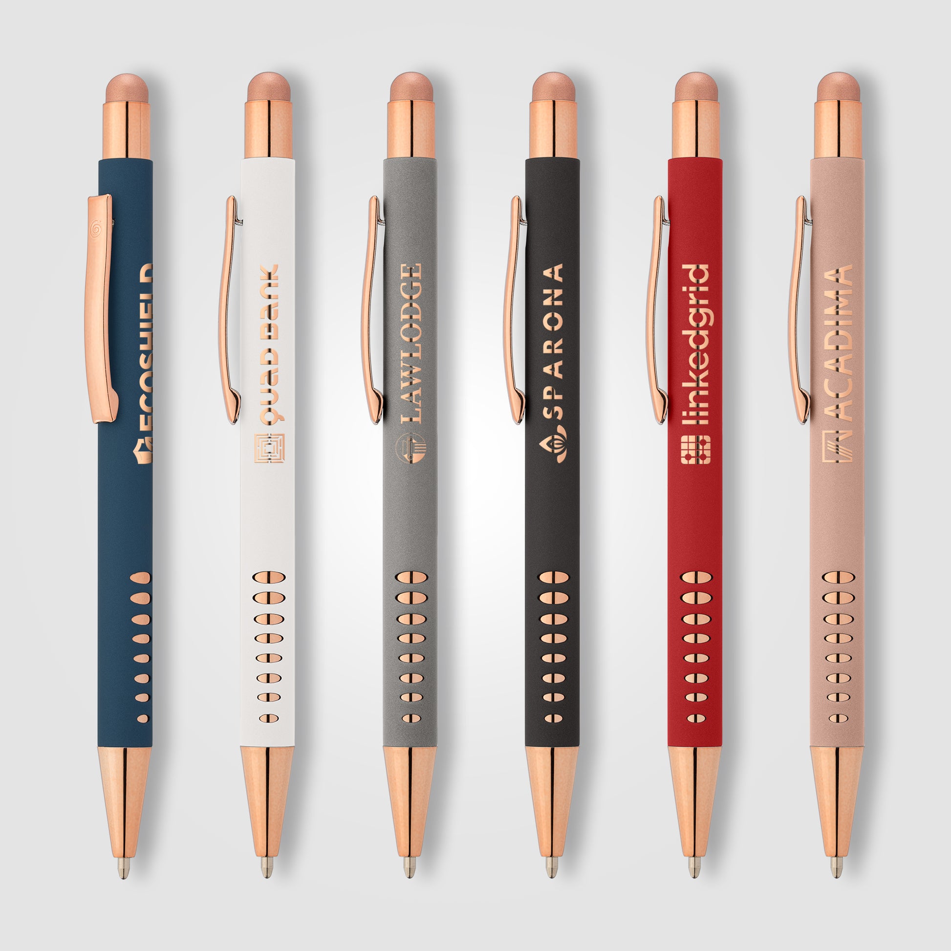 Bowie Rose Gold Stylus Pen  grouped