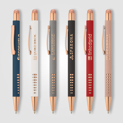 Bowie Rose Gold Stylus Pen  grouped