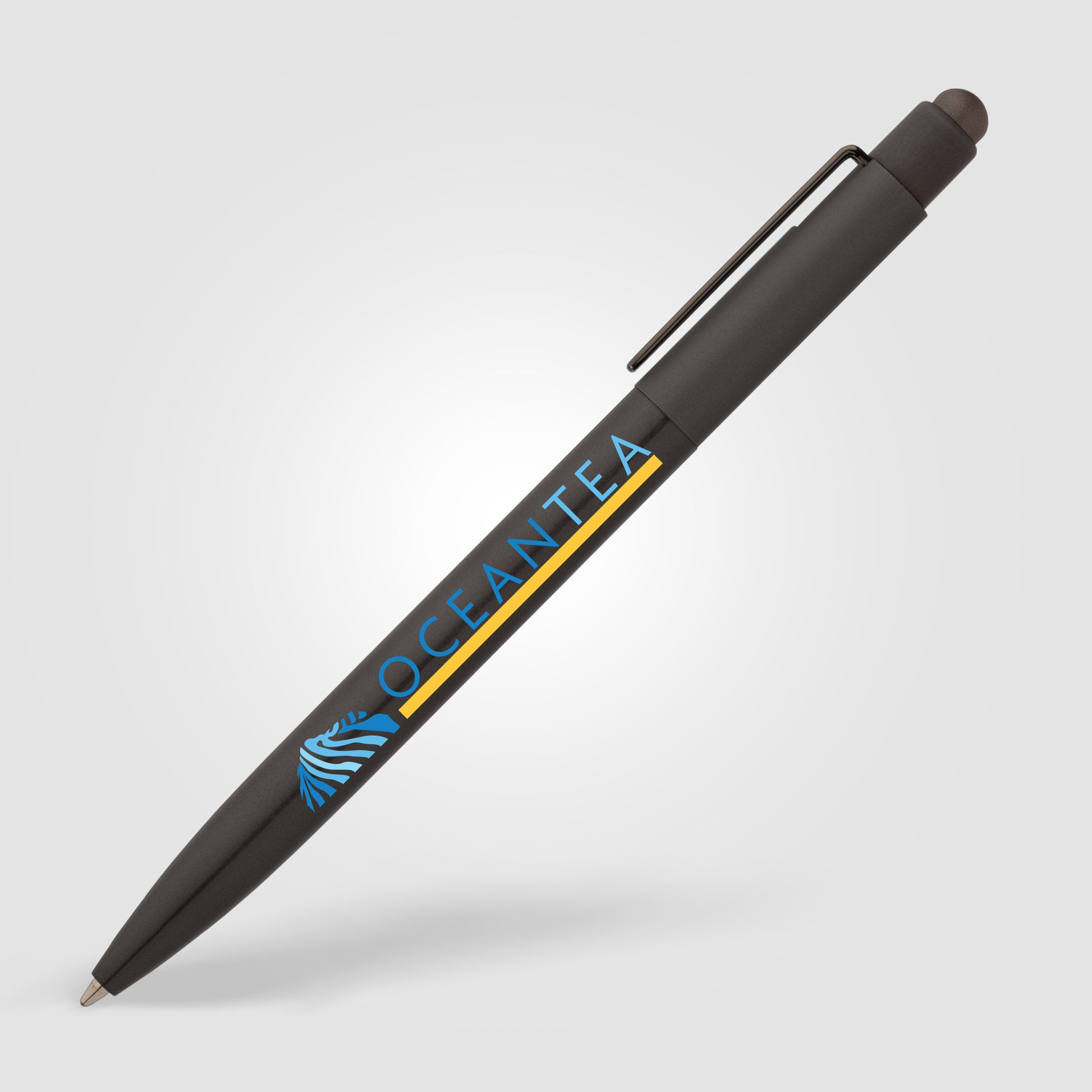 Gray (Barrel) Evo Softy Recycled Aluminum Pen w/ Stylus