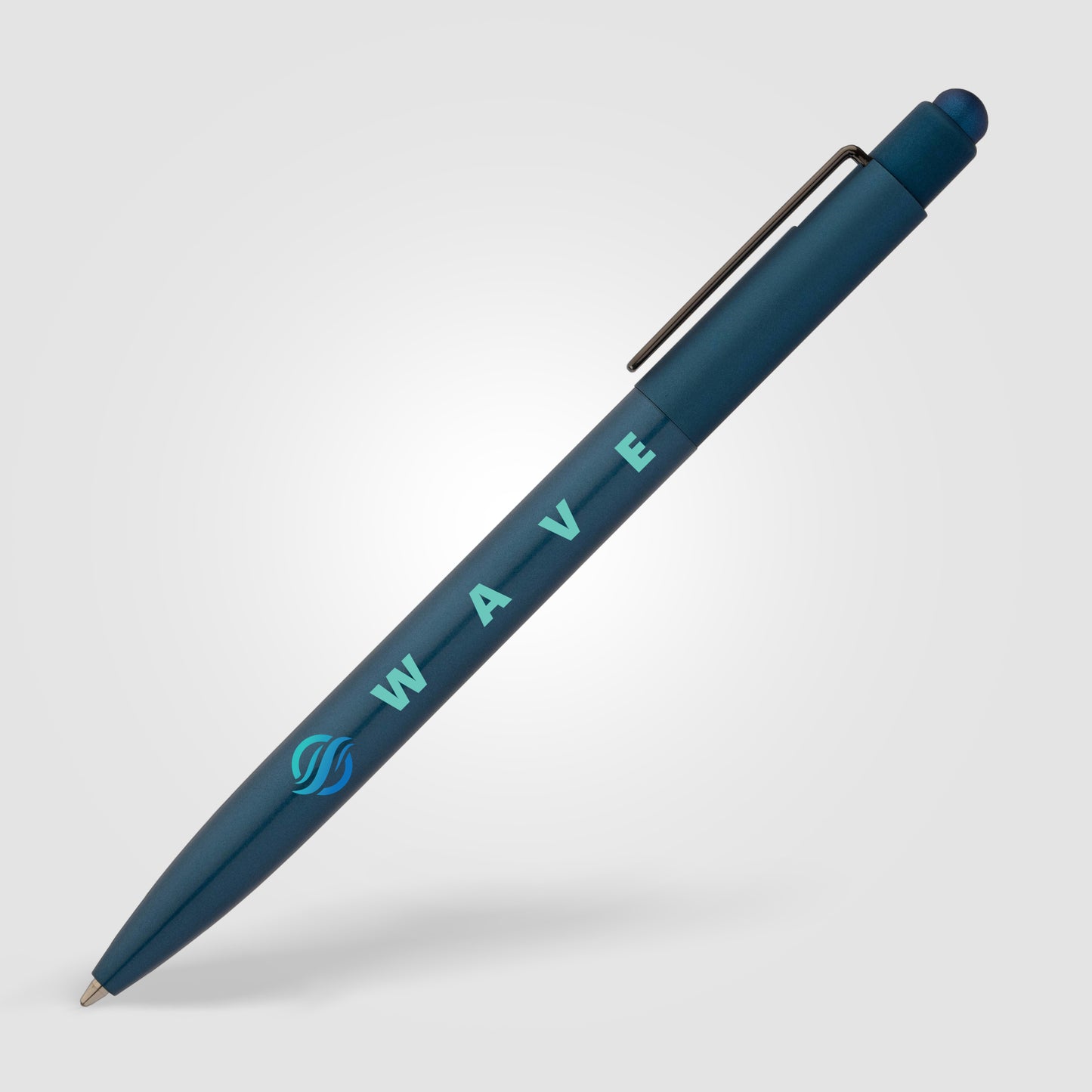 Dark Blue (Barrel) Evo Softy Recycled Aluminum Pen w/ Stylus