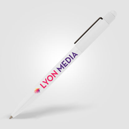 White (Barrel) Evo Softy Recycled Aluminum Pen w/ Stylus