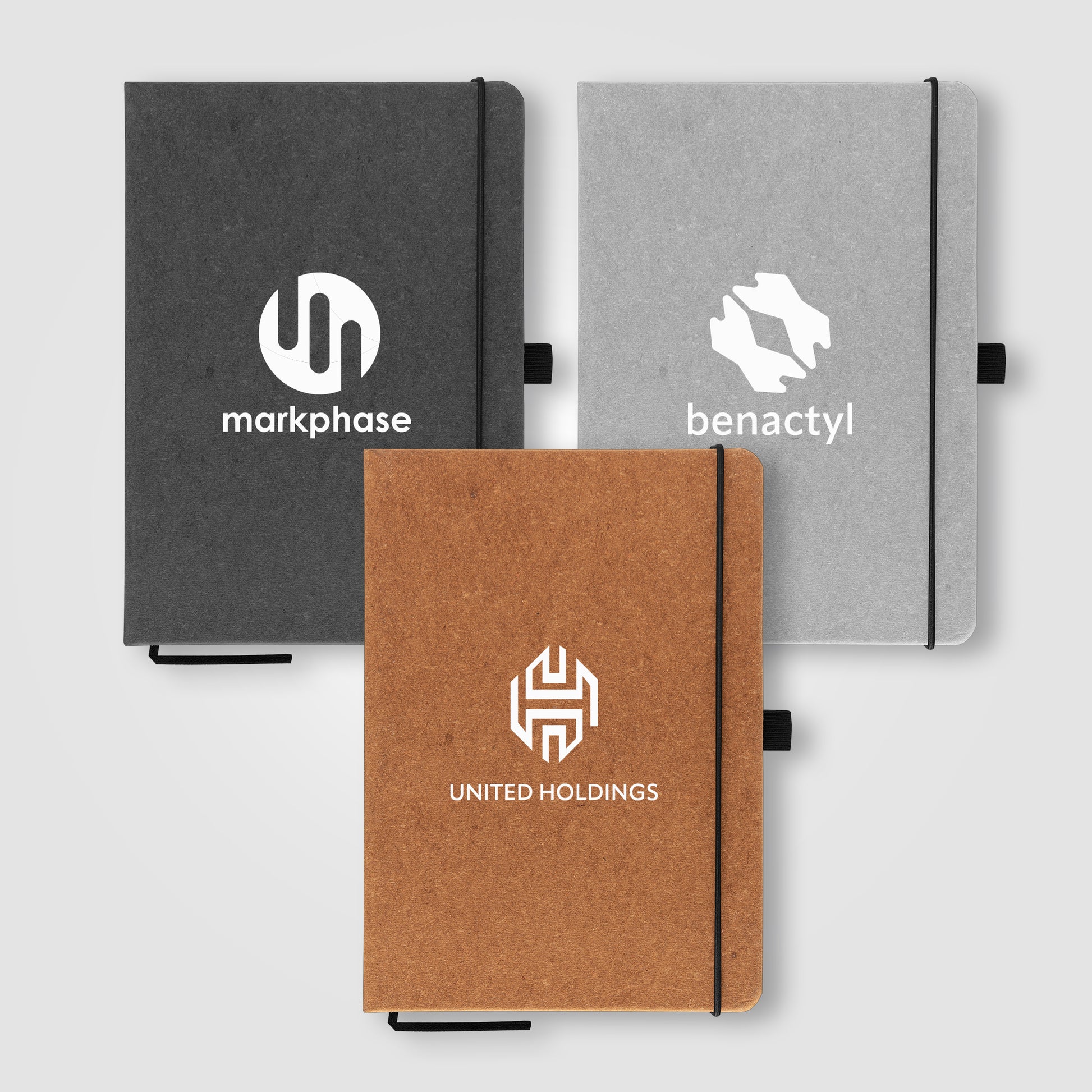 Carson 5.8'' x 8.3'' Recycled PU Leather Notebook  grouped