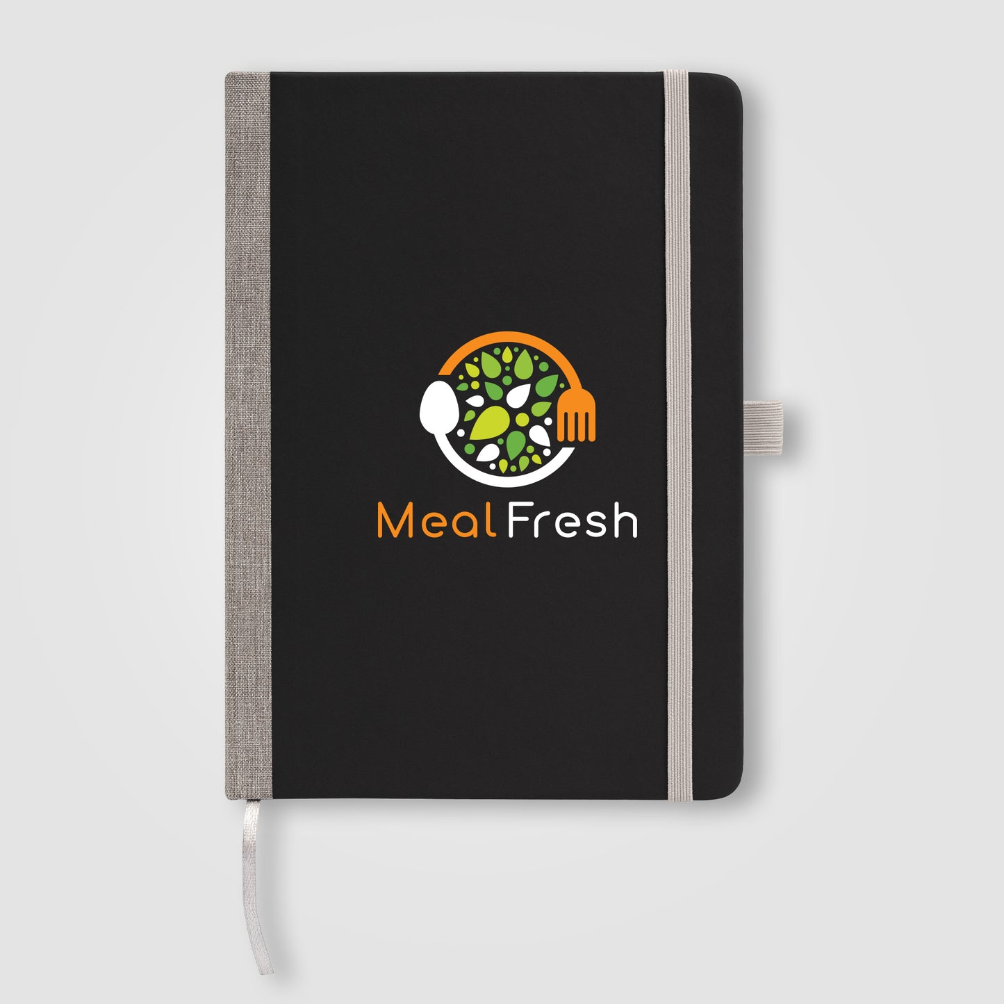 Black (Product) Steinbeck - Recycled Two Tone Hard Cover Notebook