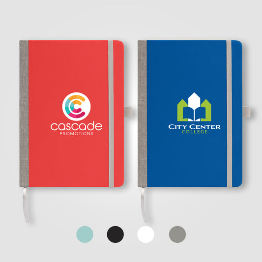 Steinbeck - Recycled Two Tone Hard Cover Notebook  grouped