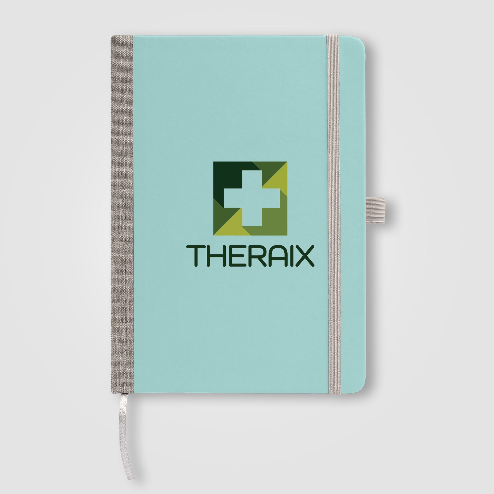Teal (Product) Steinbeck - Recycled Two Tone Hard Cover Notebook