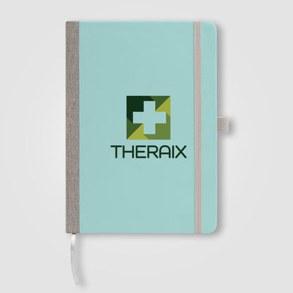 Teal (Product) Steinbeck - Recycled Two Tone Hard Cover Notebook