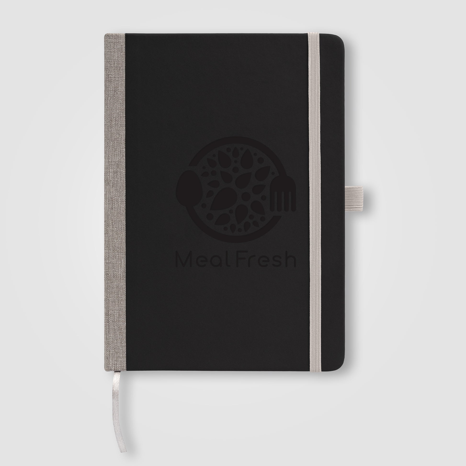 Black (Product) Steinbeck - Recycled Two Tone Hard Cover Notebook