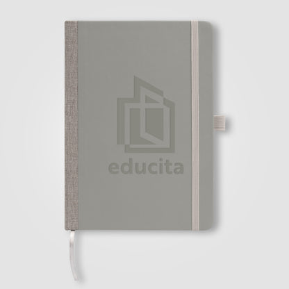 Teal (Product) Steinbeck - Recycled Two Tone Hard Cover Notebook