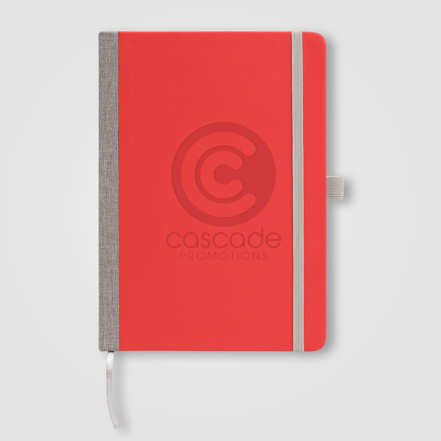 Red (Product) Steinbeck - Recycled Two Tone Hard Cover Notebook