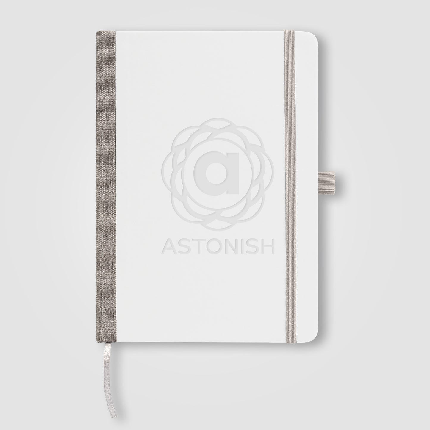White (Product) Steinbeck - Recycled Two Tone Hard Cover Notebook