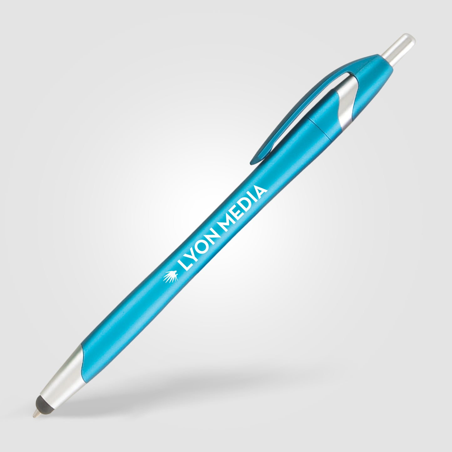 Light Blue (Barrel) Stratus Metallic with Stylus