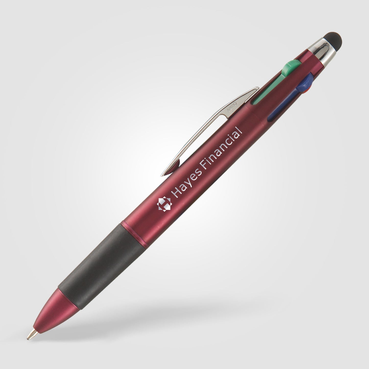 Burgundy (Barrel) Quattro Multi Ink w/ Stylus