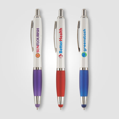 White (Barrel) Sophisticate Stylus