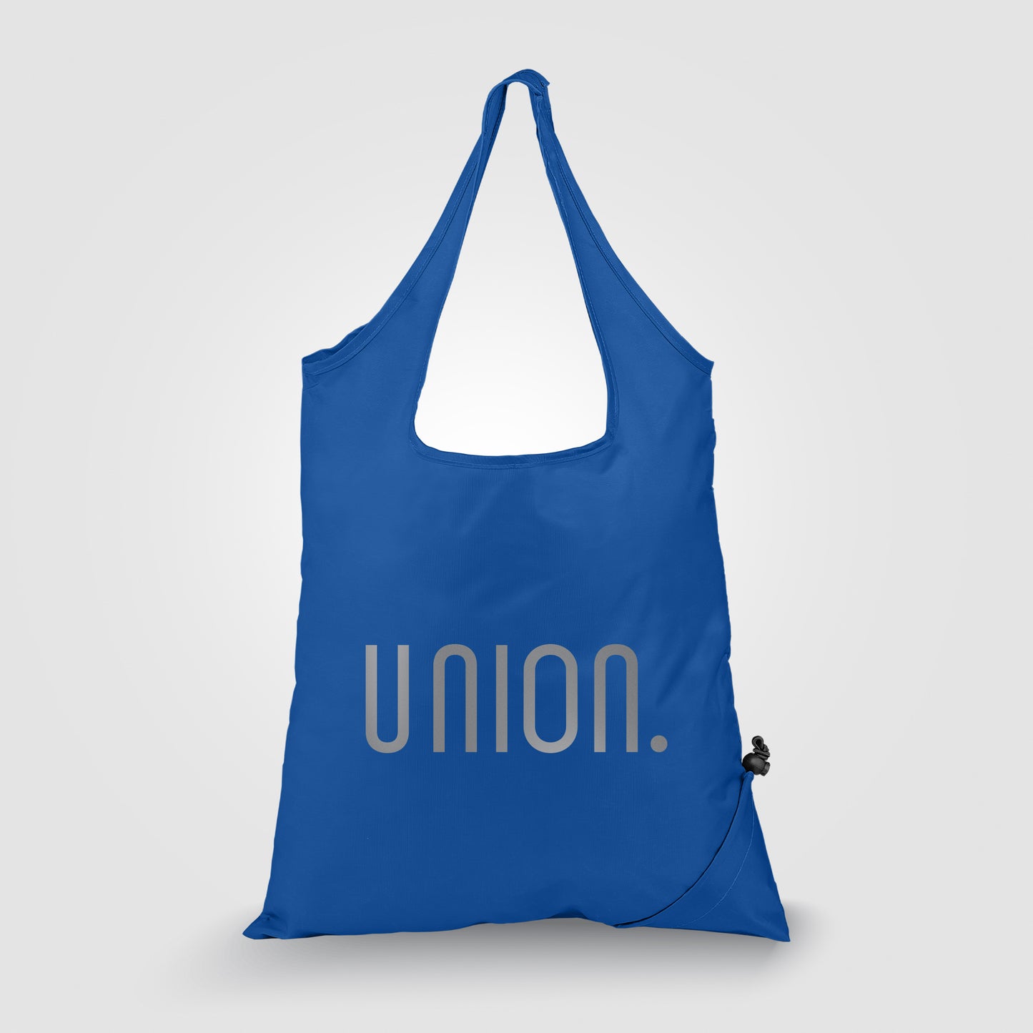 Blue (Product) Capri - Foldaway Shopping Tote Bag - 210D Polyester - Metallic imprint