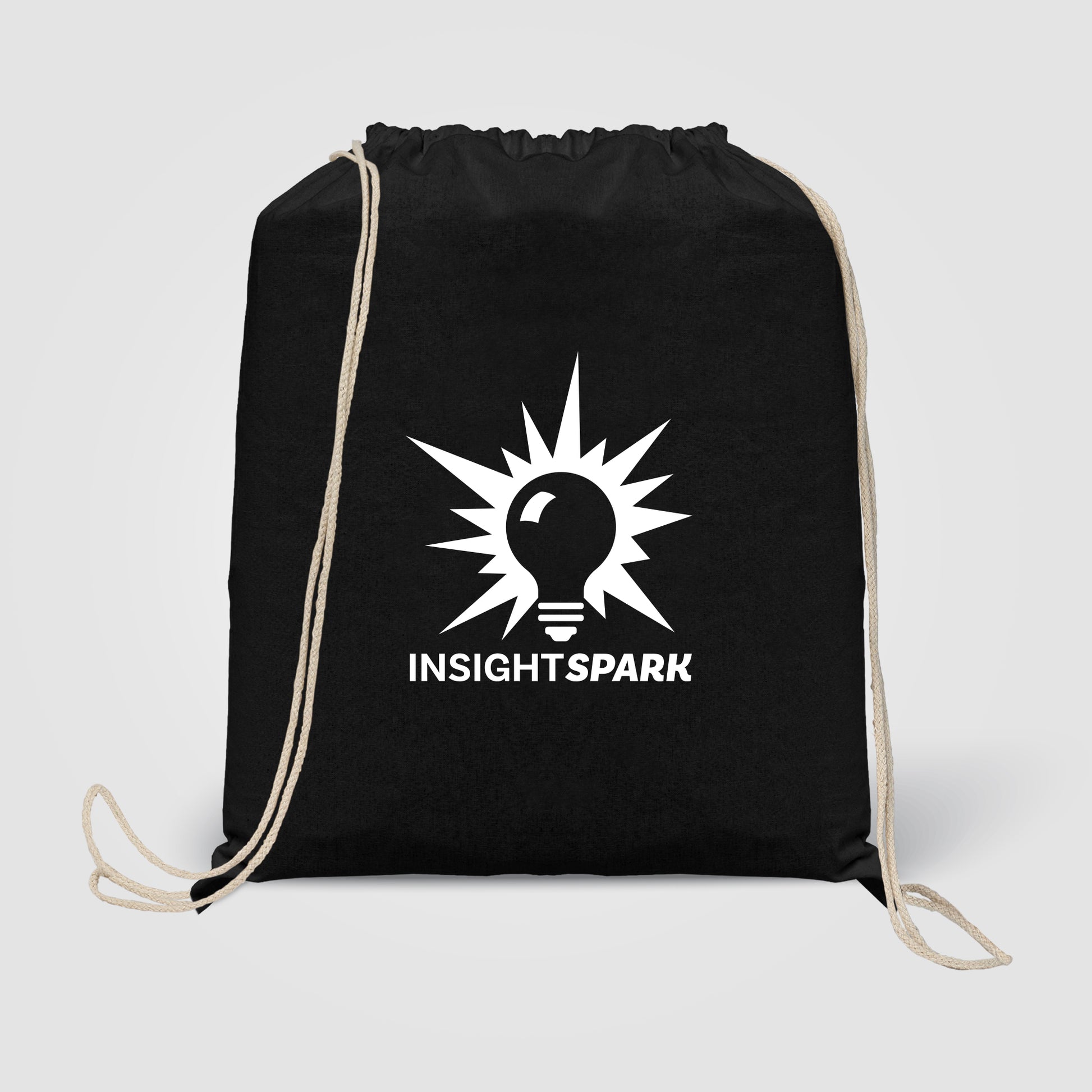 Black (Product) Java - 5 oz. Cotton Drawstring Backpack