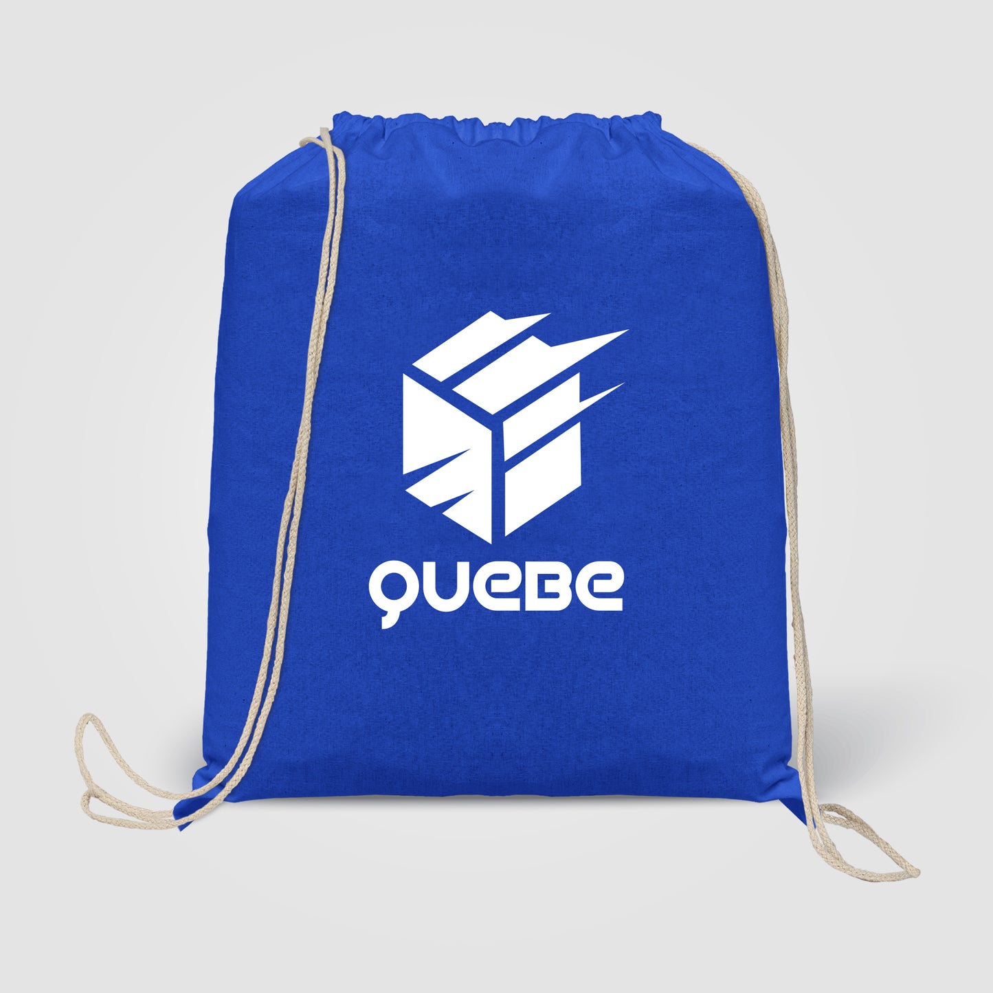 Dark Blue (Product) Java - 5 oz. Cotton Drawstring Backpack