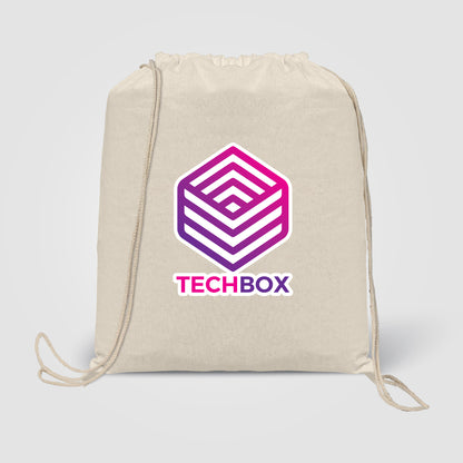 Beige (Product) Java - 5 oz. Cotton Drawstring Backpack