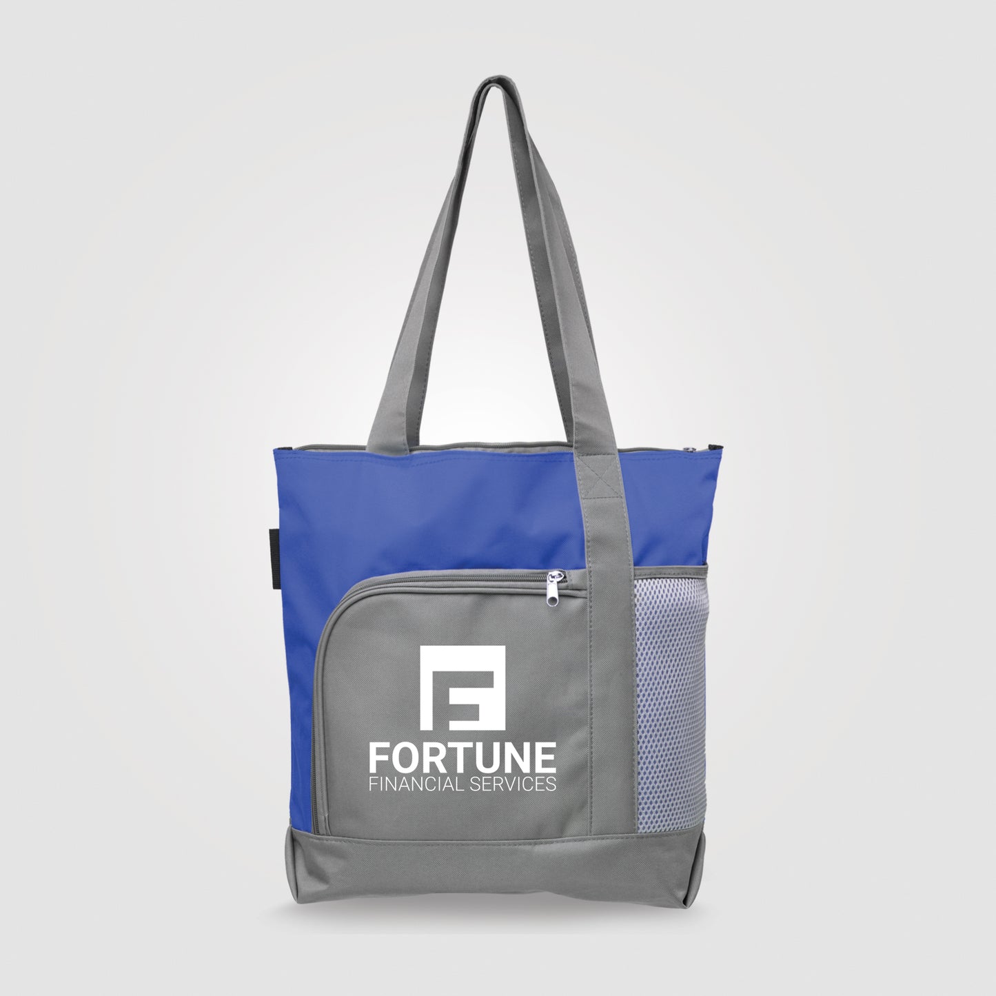 Blue (Product) Palomar - 600D Polyester Zipper Tote with 210D Pocket