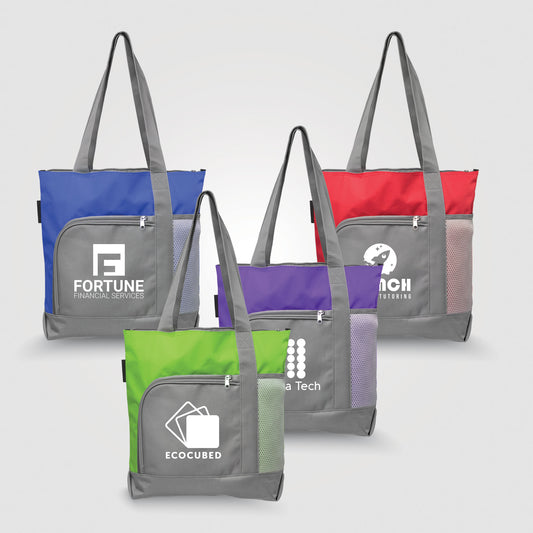 Palomar - 600D Polyester Zipper Tote with 210D Pocket  grouped