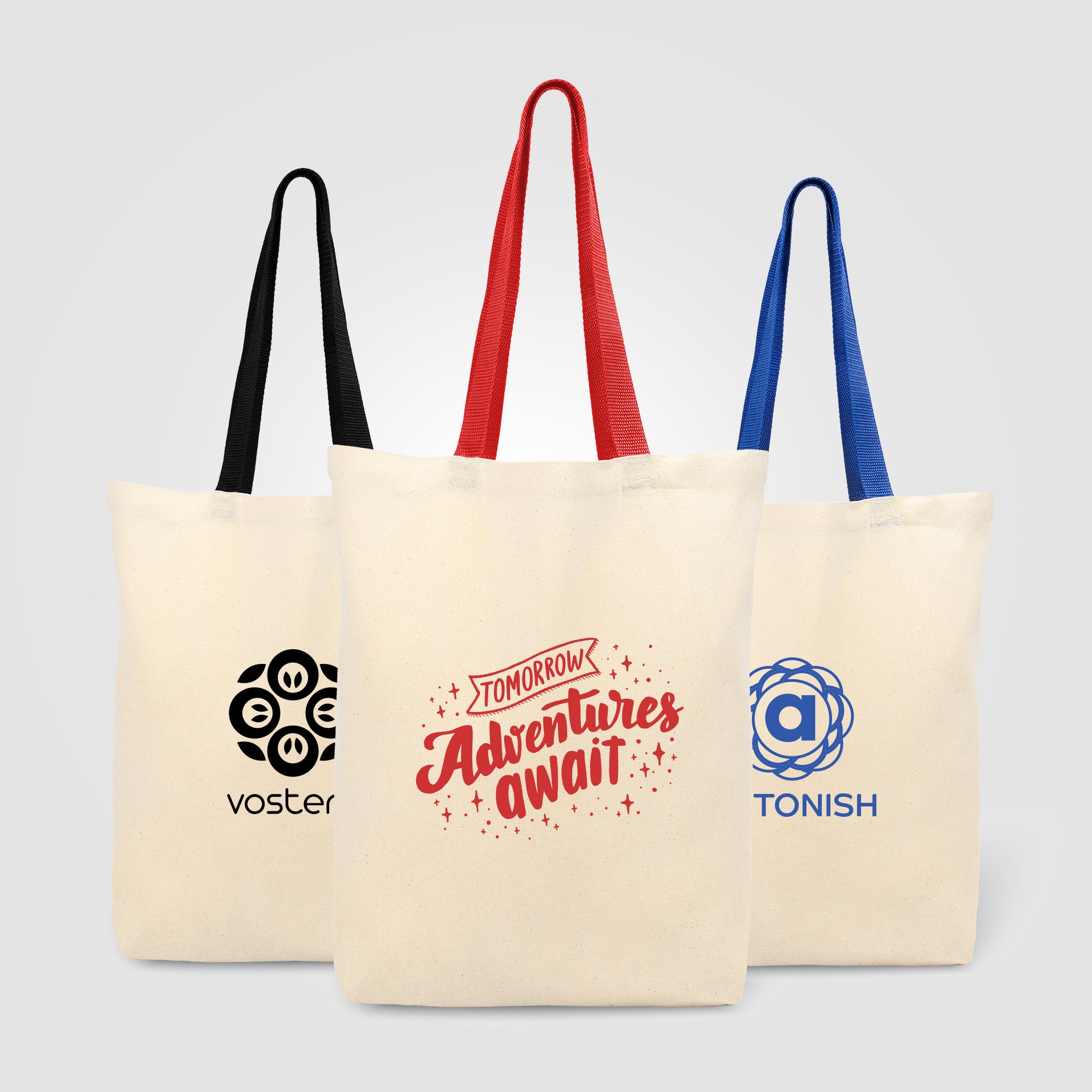 Assorted (Handle) Sumatra - 10 oz. Cotton Canvas Tote Bag
