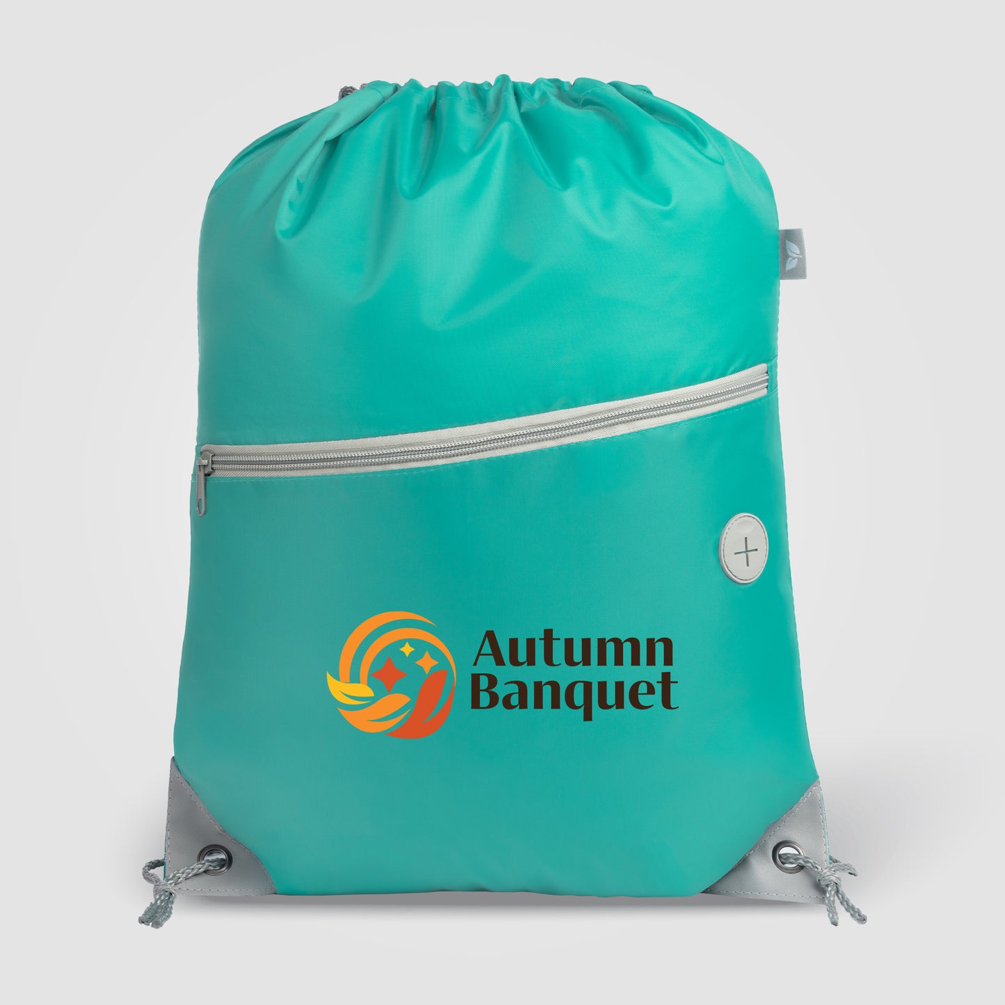 Teal (Product) Daypack - RPET Drawstring Backpack