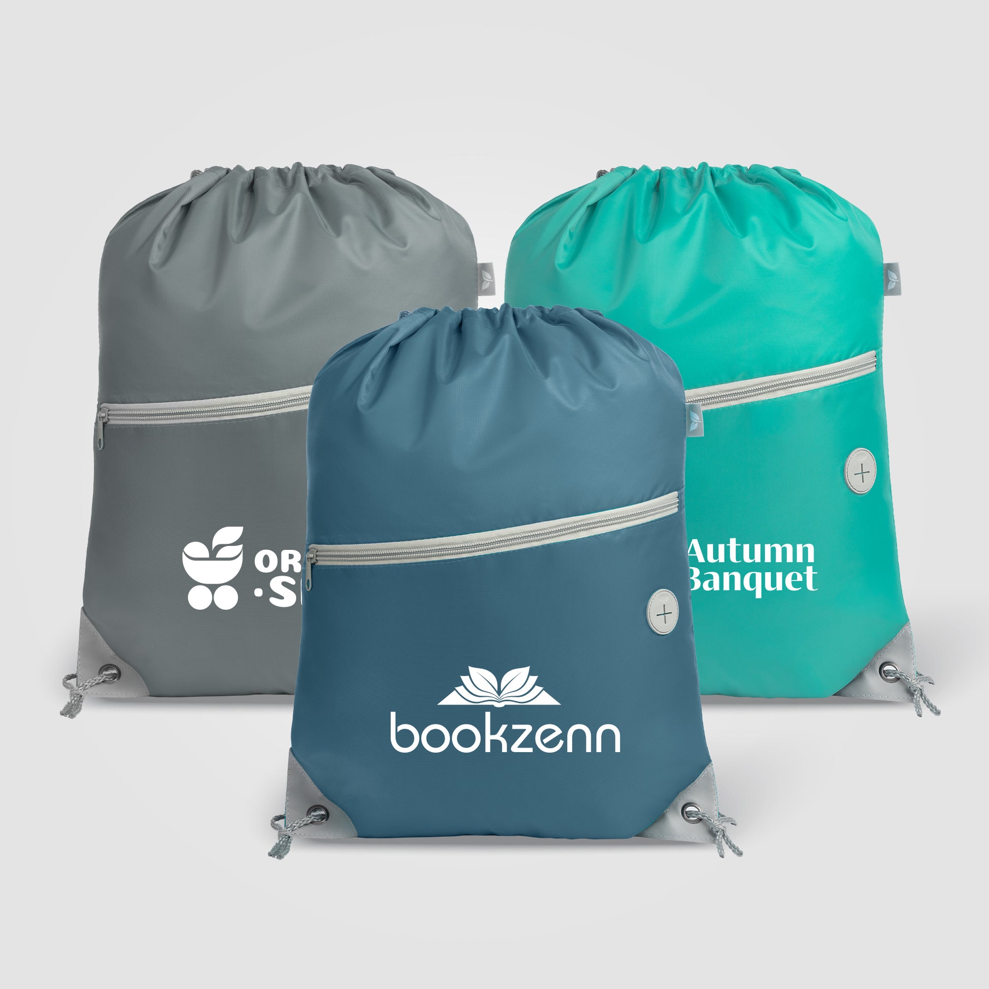 Daypack - RPET Drawstring Backpack  grouped