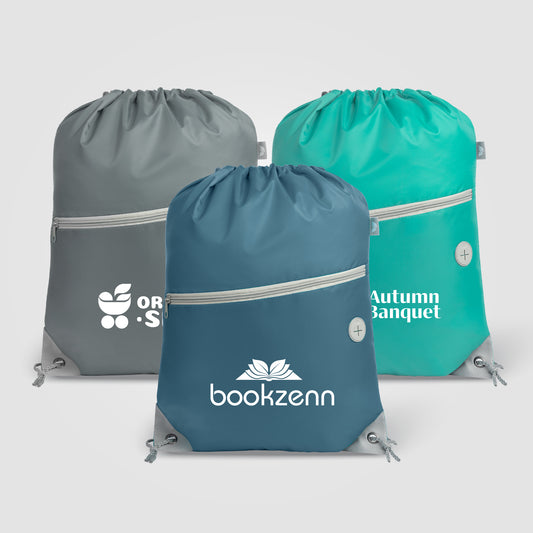Daypack - RPET Drawstring Backpack  grouped