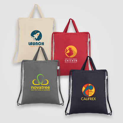 Assorted (Product) Palma - 5 oz. Recycled Cotton Drawstring Bag