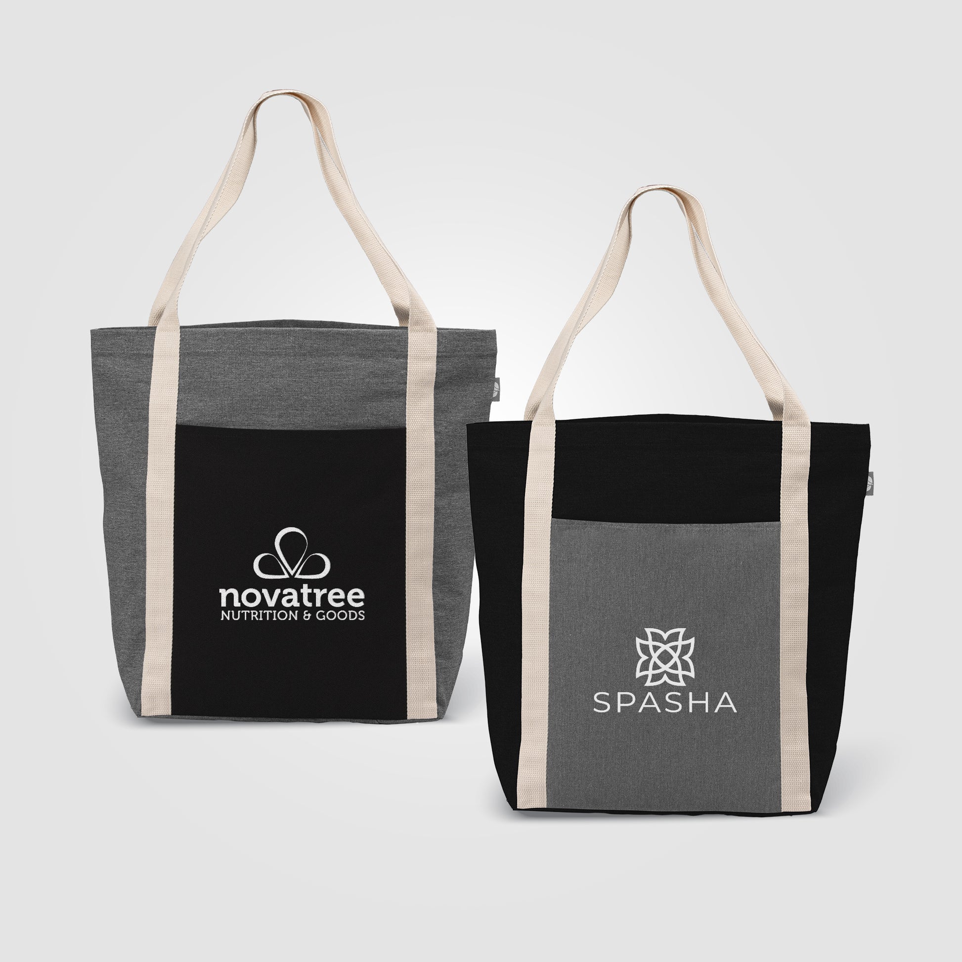 Spun - Recycled Cotton Blend Tote Bag  grouped