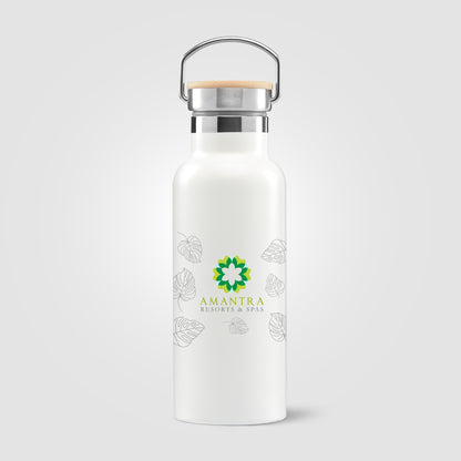 Silver (Lid) Oahu - 16 oz. Double-Wall Stainless Canteen Bottle