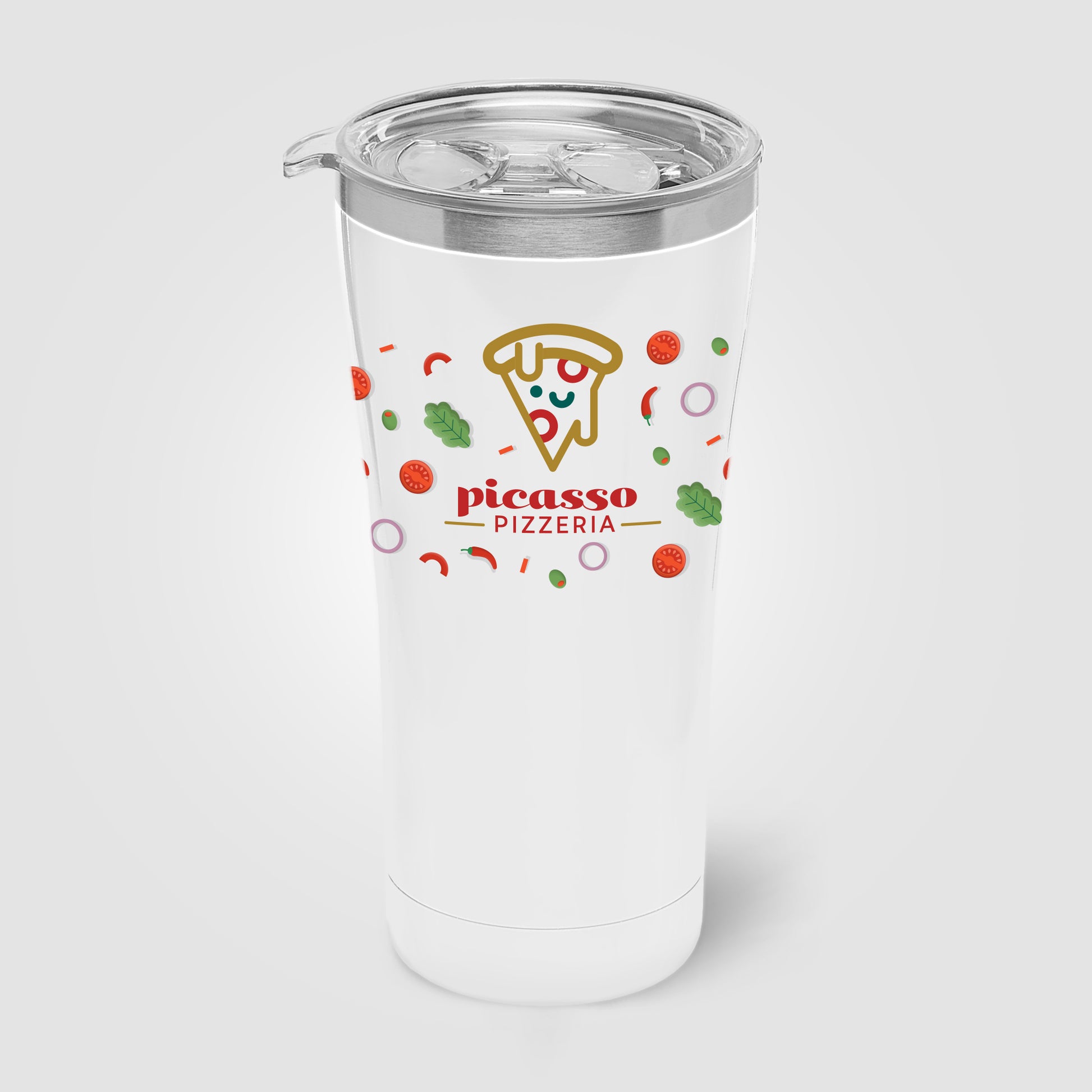 Clear (Lid) Yukon - 21 oz. Double-Wall Stainless Tumbler