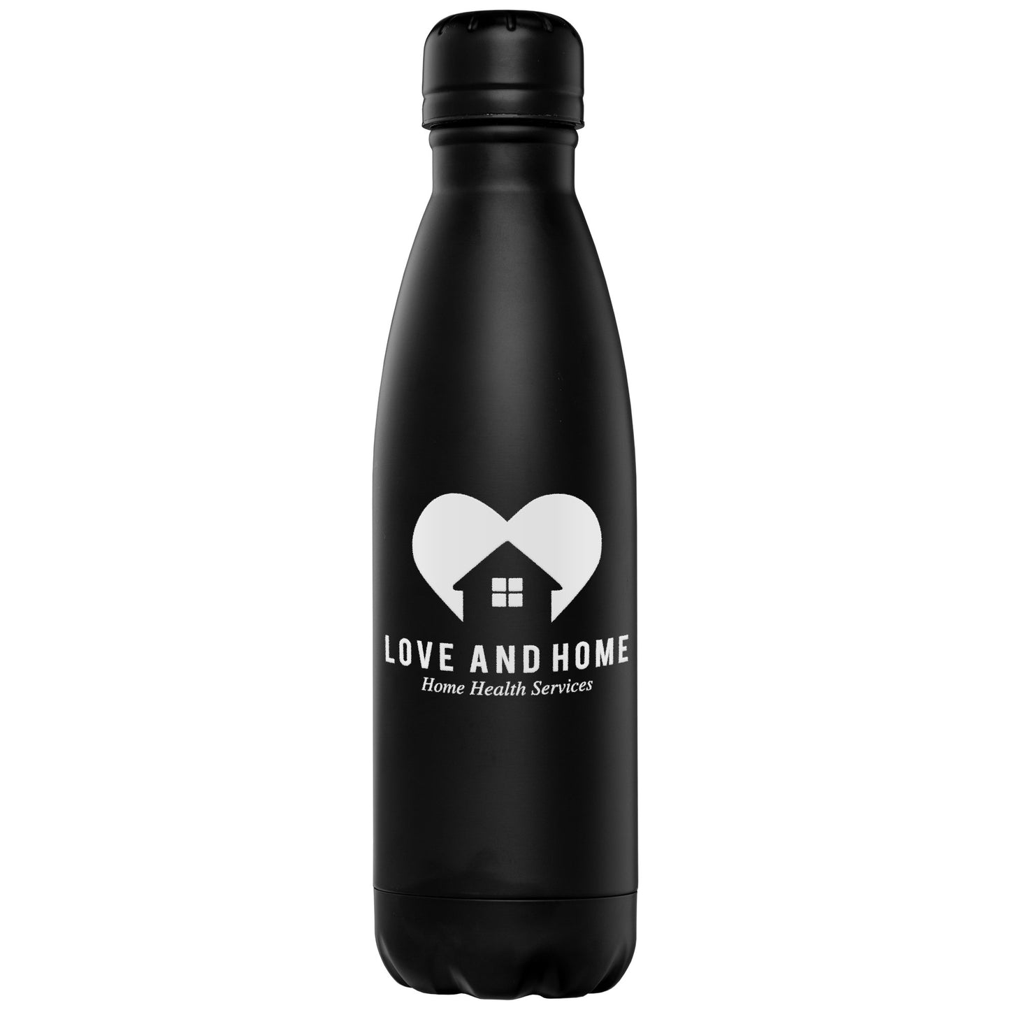 Silver (Lid) Ibiza - 16 oz. Double-Wall Stainless Bottle